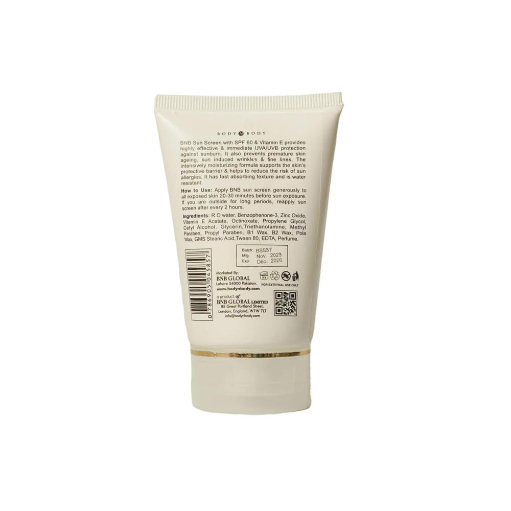 SPF 60 Sunblock Cream for All Skin Types – UV Protection & Non-Greasy Sunscreen Pakistan