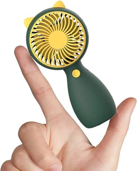 Pocket-Breeze Portable Handheld Fan – Compact Rechargeable Mini Fan with Cute Ear Design
