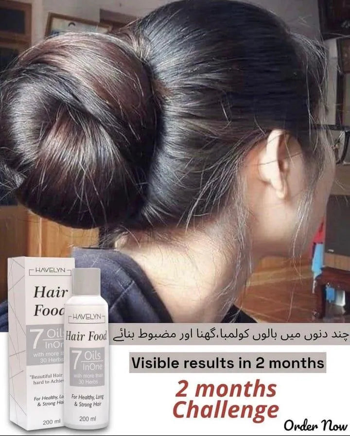 Havelyn Hair Food Oil 200ml Anti Hair Loss for Damaged Hair