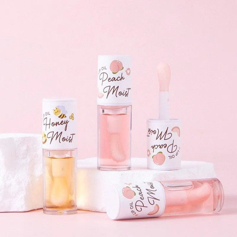 Hydrating Lip Oil Multicolor Shades Pink 50g