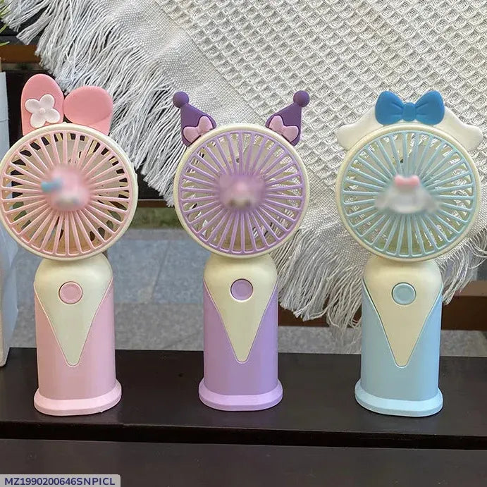 Bunny & Bow Sanrio Theme Mini Handheld Fan