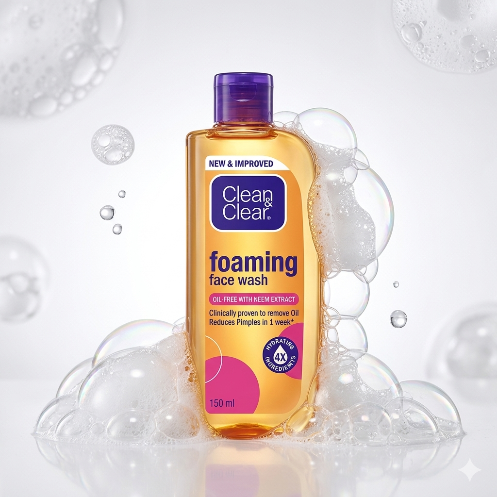 Clean & Clear Foaming Face Wash 150ml Oil Control