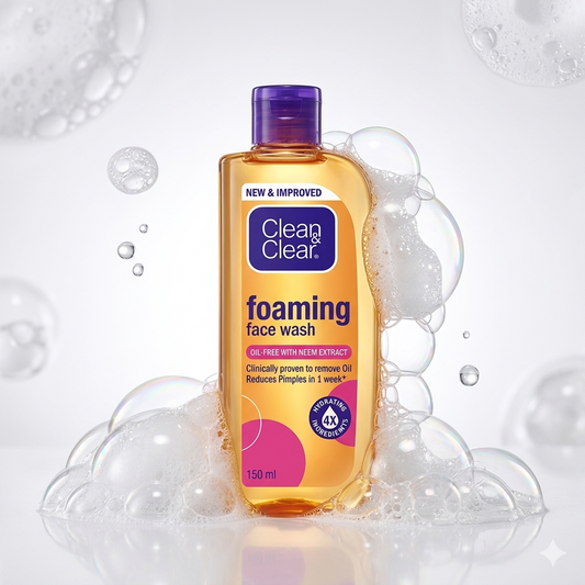 Clean & Clear Foaming Face Wash 150ml Oil Control