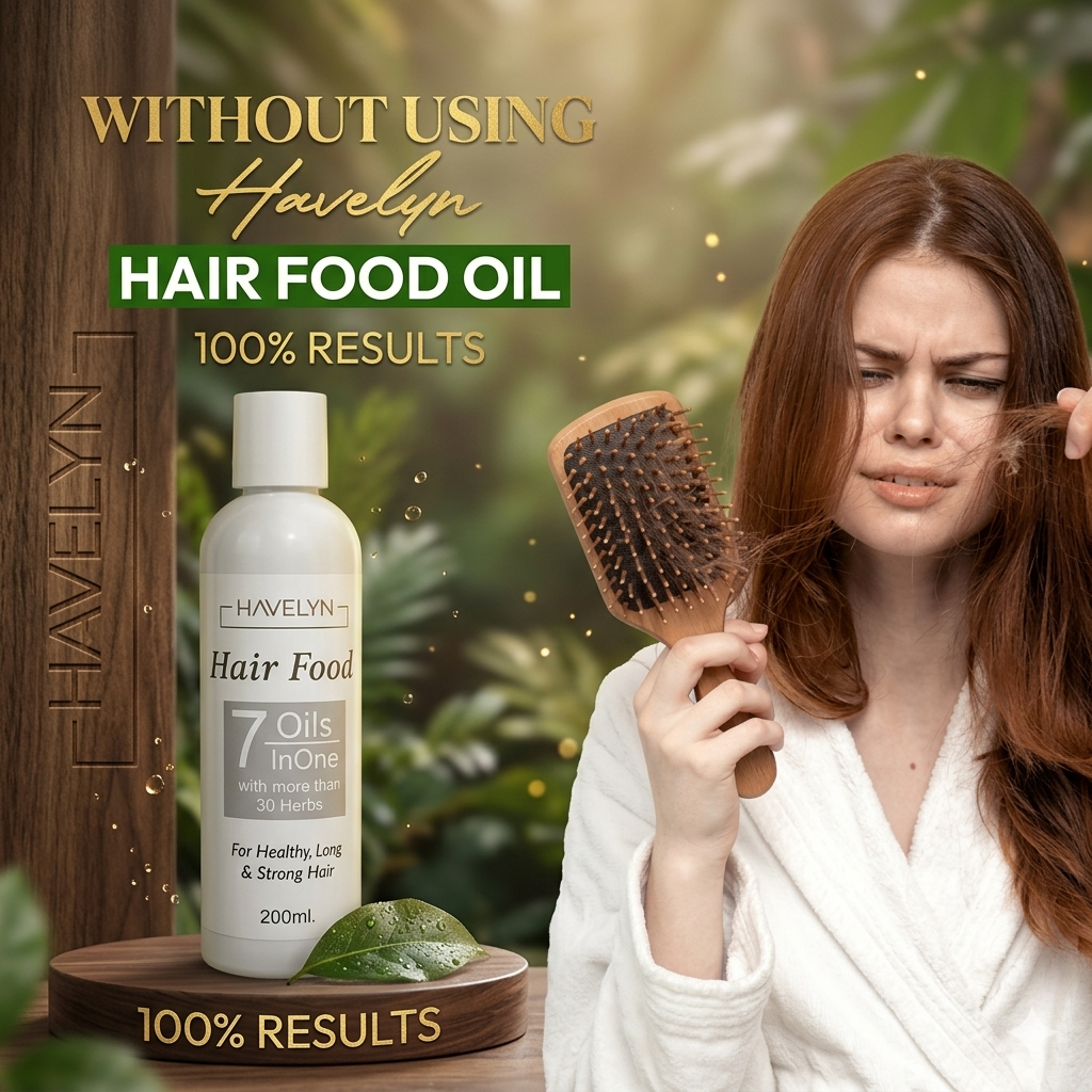 Havelyn Hair Food Oil 200ml Anti Hair Loss for Damaged Hair